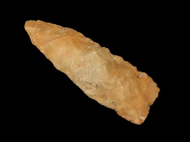 Amazing 4" Archaic Knife / Blade, Bandera County Texas, Great Color & No Brainer Patina. Indian
