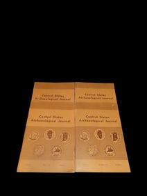 COMPLETE SET OF 1968 CENTRAL STATES ARCHAEOLOGICAL JOURNALS, FIRST EDITIONS, GREAT SHAPE!