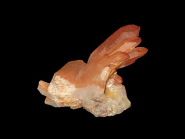 Beautiful Large Red Quartz Crystal Cluster, Great Display Specimen.