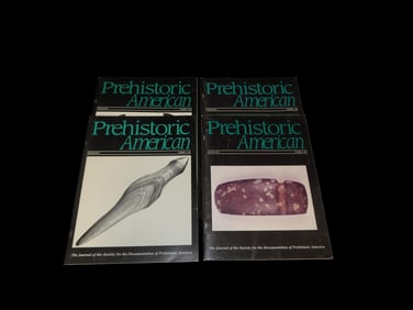 COMPLETE SET OF 1992 PREHISTORIC AMERICAN JOURNALS, TONS OF GREAT PICTURES AND ARTICLES, CLOVIS,