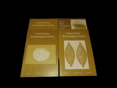 COMPLETE SET OF 1993 CENTRAL STATES ARCHAEOLOGICAL JOURNALS, FIRST EDITIONS, GREAT SHAPE!