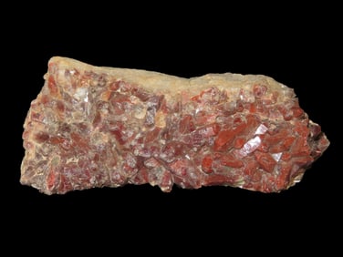 Beautiful Large Red Quartz Crystal Cluster, Great Display Specimen.