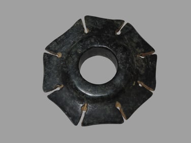 Nice Antique Chinese Hongshan Culture Jade Effigy Pendant, Handmade Example.