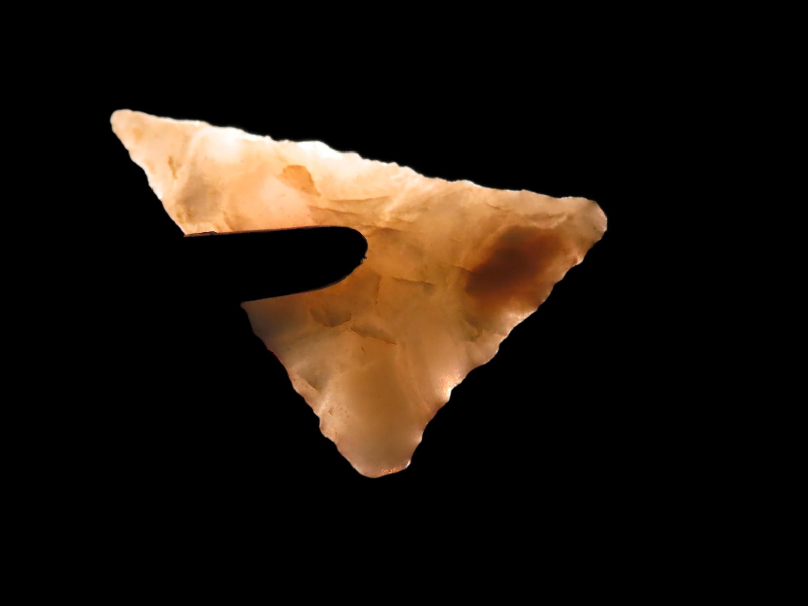 Incredible Cahokia Triangle, Madison County Illinois, Fine Example, Thin with Great Flaking, and (1 of 4)