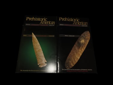 LOT OF 4 PREHISTORIC AMERICAN JOURNALS FROM THE 2000'S, TONS OF GREAT PICTURES AND ARTICLES, CLOVIS,