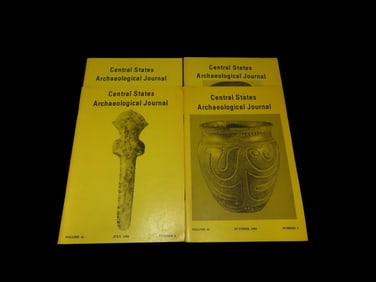 COMPLETE SET OF 1995 CENTRAL STATES ARCHAEOLOGICAL JOURNALS