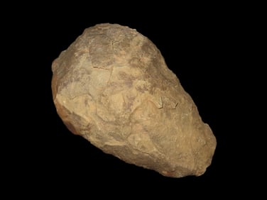 6 1/4" Long European Acheulean Neolithic Hand Axe, 150k-250k Years Old, Homo Erectus Stone Age Early