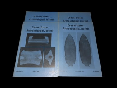 COMPLETE SET OF 1996 CENTRAL STATES ARCHAEOLOGICAL JOURNALS