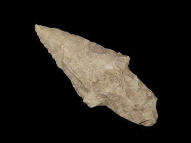 3 1/4" Wells, Bell County Texas, Ex Dr. Ted Raurk, Ex. Tom Davis. Indian Arrowhead, Artifact.