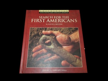 SEARCH FOR THE FIRST AMERICANS, HARDBACK, LIKE NEW, 176 PAGES FULL OF PICS AND INFO ON SOME OF THE