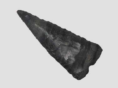 Incredible Striped Triangle, Williamson County Texas, Colorful Indian Arrowhead, Artifact