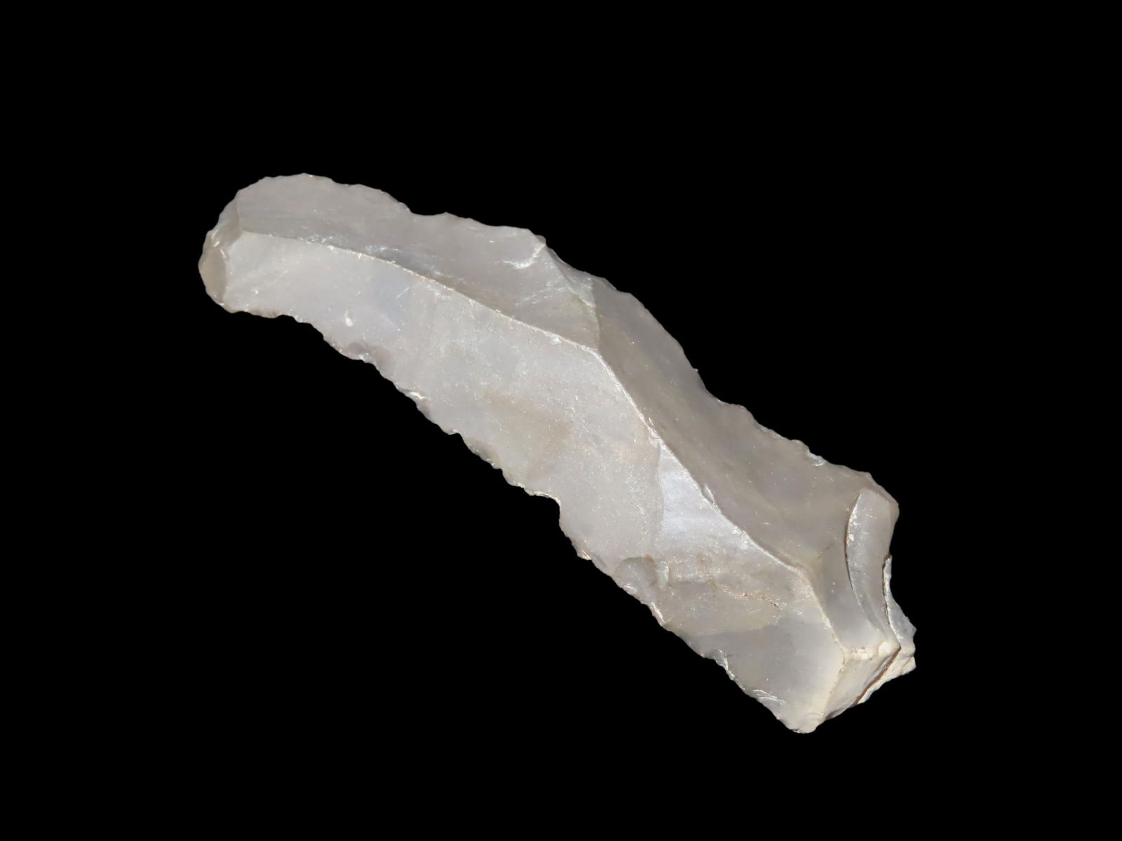 Amazing 3 1/4" Paleo Uniface Knife, Ballard County Kentucky. Micro Edge Flaking all the way Around, (1 of 4)