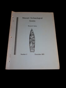 1965 MISSOURI ARCHAEOLOGICAL SOCIETY RESEARCH SERIES, GREEN RIDGE SITE OF THE SEDALIA COMPLEX, 50+
