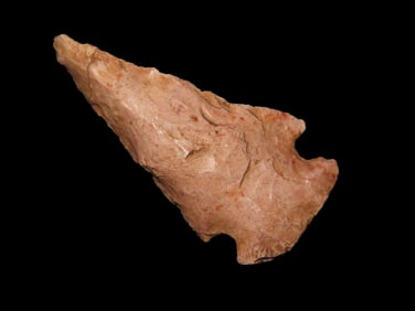 Strawberry Chery Dovetail, Tishomingo County Mississippi. Nice Colorful Archaic Arrowhead, Native
