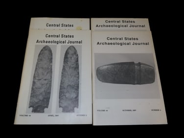 COMPLETE SET OF 1997 CENTRAL STATES ARCHAEOLOGICAL JOURNALS