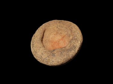 Nice Stone Bowl / Paint Pot with Red paint Residue, Found in Arizona. Hohokam, Mimbres, Anasazi,