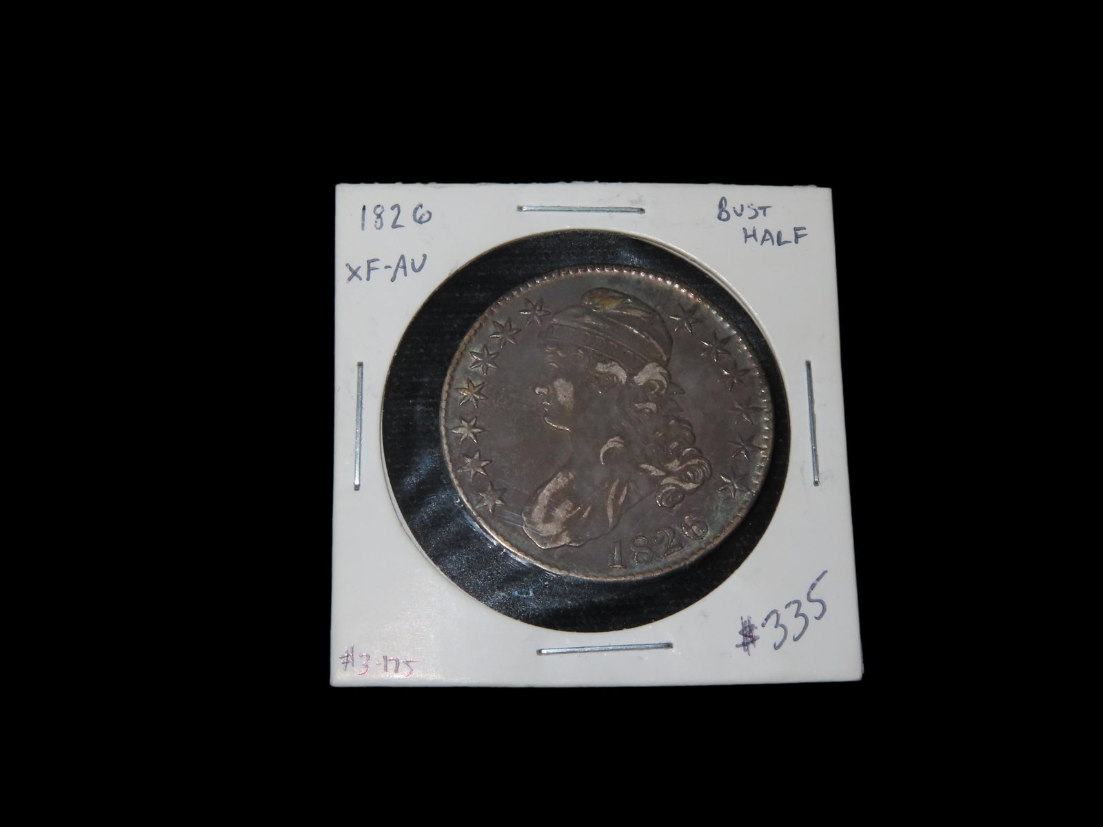 1826 Silver Bust Half Dollar, Lettered Edge, Nice Higher Grade Example XF-AU, Amazing Original (1 of 3)