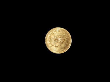 1853 California Gold Rush Era Token / Coin. Exact Gold Content Unknown