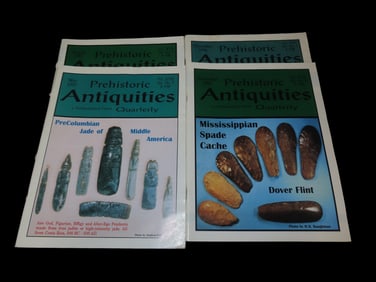 LOT OF 4 PREHISTORIC ANTIQUITIES MAGAZINE