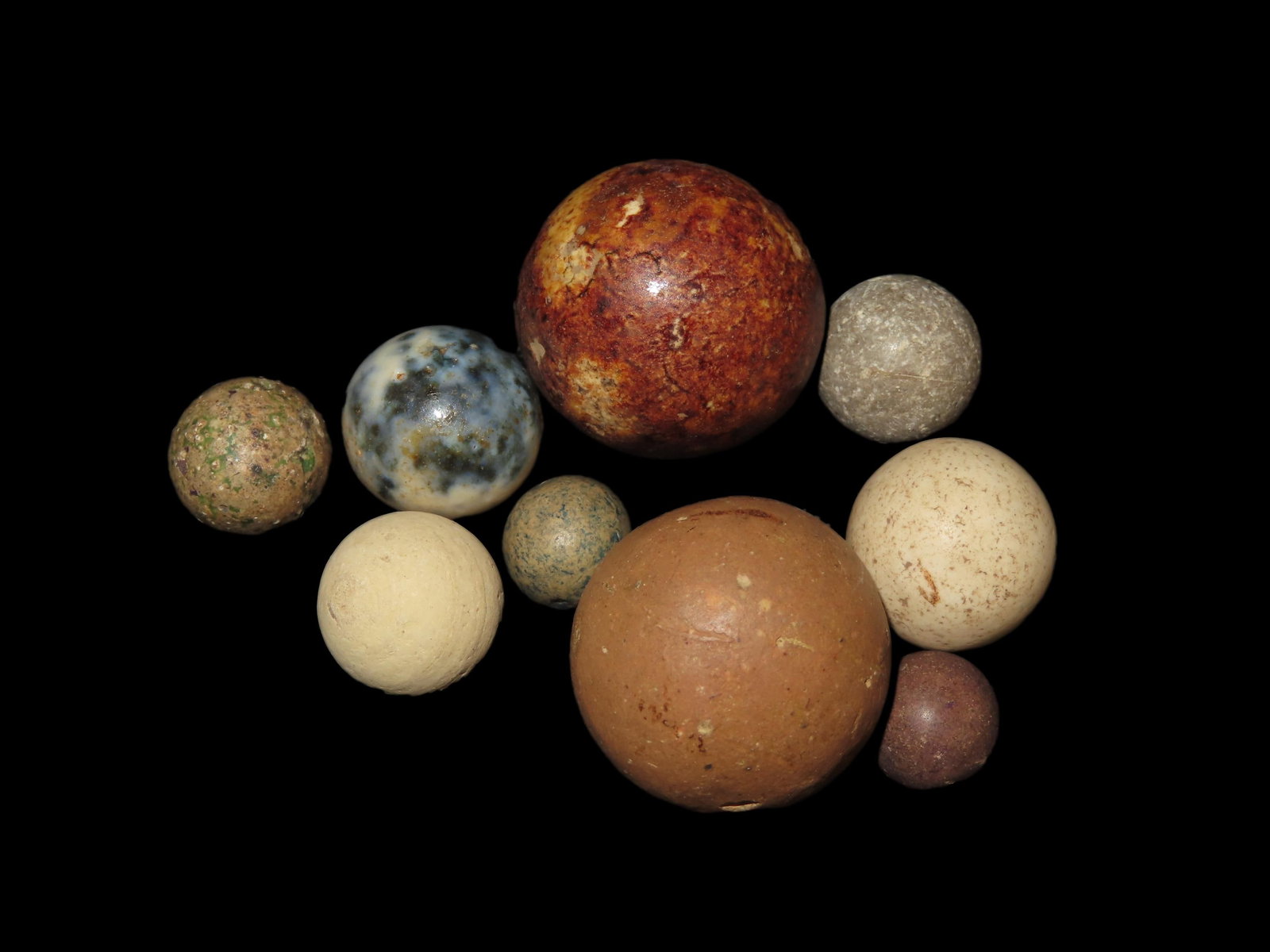 Lot of Civil War Era Marbles (1 of 4)