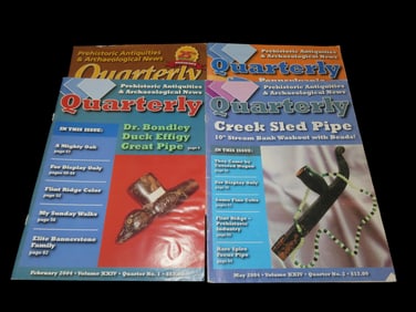 LOT OF 4 PREHISTORIC ANTIQUITIES MAGAZINE