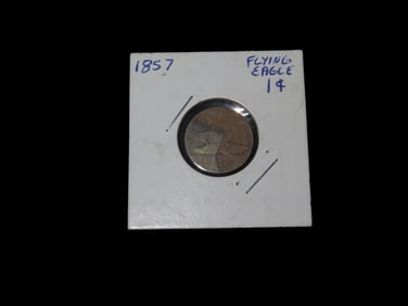 1857 Flying Eagle Cent Penny, Great Original Condition. These were only in Circulation for 2 years