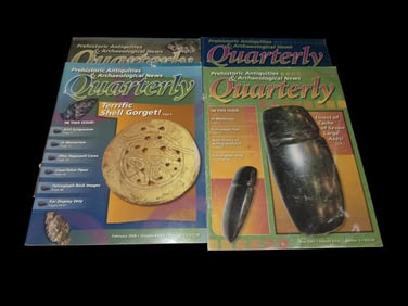 LOT OF 4 PREHISTORIC ANTIQUITIES MAGAZINE