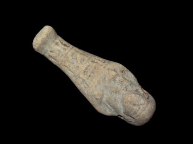 Nice Egyptian Ushabti / Shabti 1085-730 BC, Faience, Nice Example with Great Patina