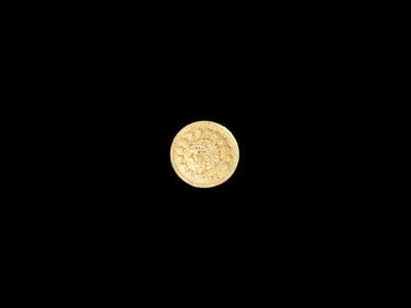 1852 California Gold Rush Era Token / Coin. Exact Gold Content Unknown