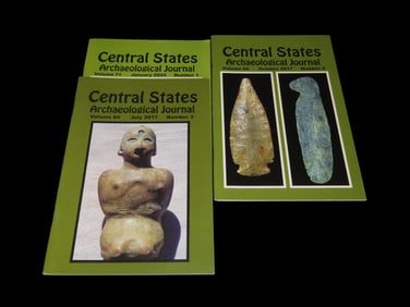 SET OF 3 CENTRAL STATES ARCH. JOURNALS