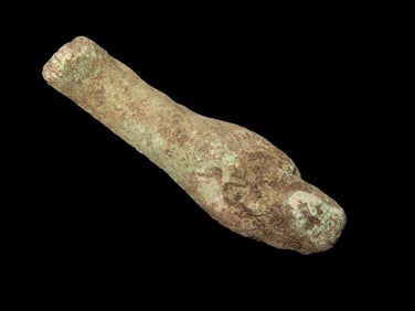 Nice Egyptian Ushabti / Shabti 1085-730 BC, Faience, Nice Example with Great Patina