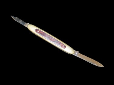 Vintage Antique Pocket Knife, 2 Blades, Japan. Never Used or Sharpened