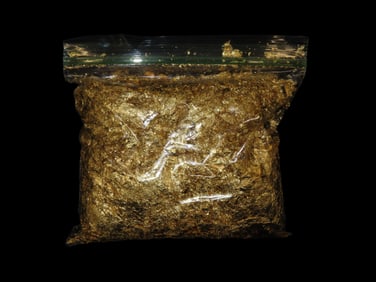 One Ounce Bag of Gold Flake