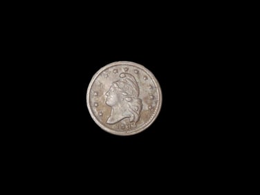 Rare 1863 Civil War Token / One Cent, Very Nice Condition. Great Example.