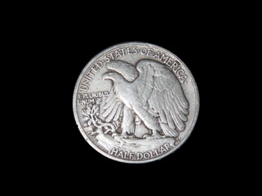1941 Walking Liberty Silver Half Dollar, Great Original Condition, Early U.s. Coin, United States