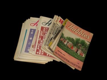 Lot of 25 Vintage Hobbies Magazines from the 40's, 50's & 60's