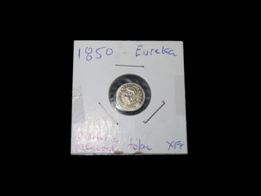 1850 California Gold Rush Era Token / Coin. Exact Gold Content Unknown