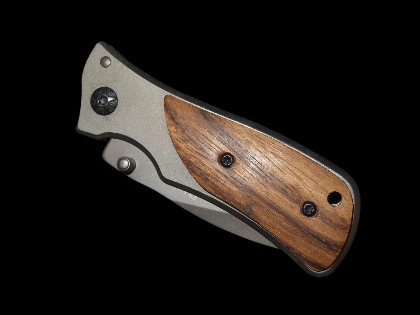 BUCK SINGLE BLADE POCKET KNIFE, HUNTING KNIFE, GREAT DESIGN (1 of 7)