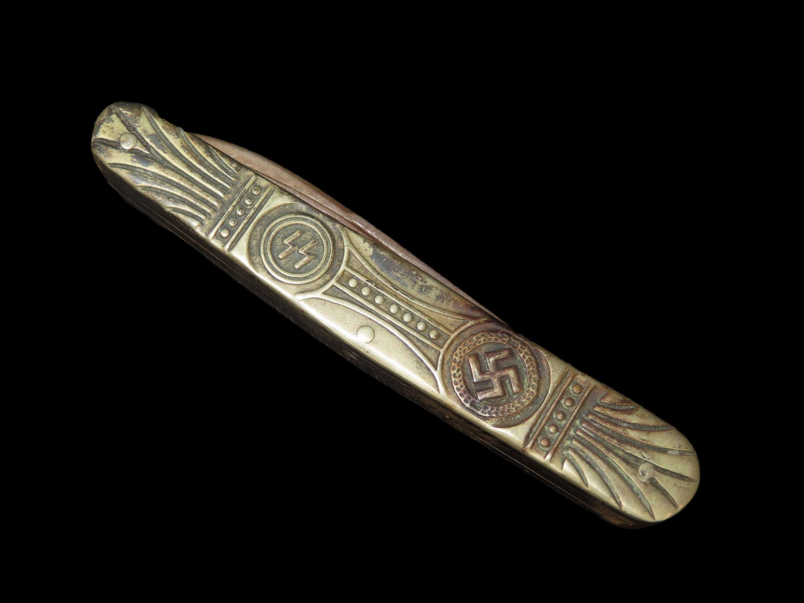 VINTAGE GERMAN POCKET KNIFE, DUAL BLADE, SEE PICTURES FOR DETAILS (1 of 5)