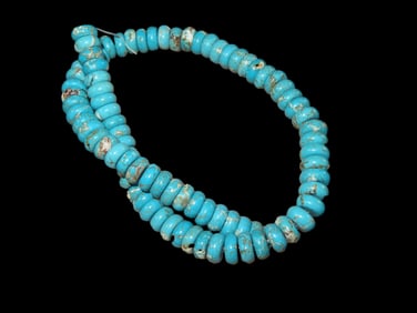 16" Strand of Turquoise-color Beads