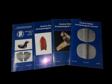2001 Set of Central States Archaeological Journals
