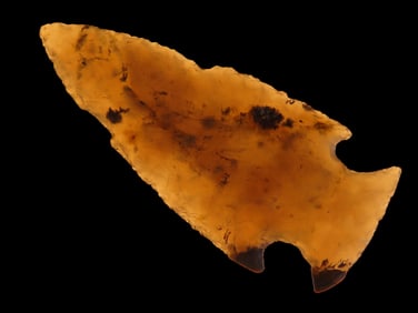 2 11/16" Translucent Pt., Based Corner, Restored Western States, , Ex Walt McIntire Collection