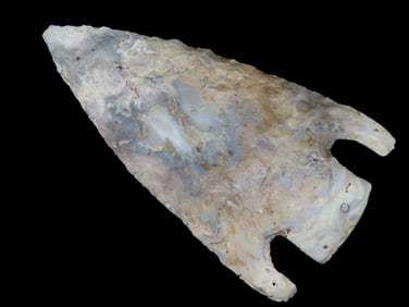 3 9/16" Colorful Smith Pt., Restored Ear, Central MO, , Ex Walt McIntire Collection
