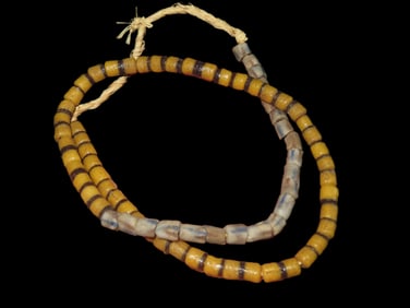 12" Strand Sandcast African Trade Beads