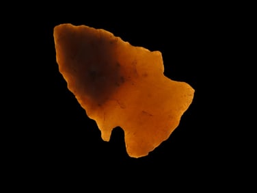 1 5/8" Kaolin Hopewell Pt., Jackson Co., IL, Ex Walt McIntire Collection