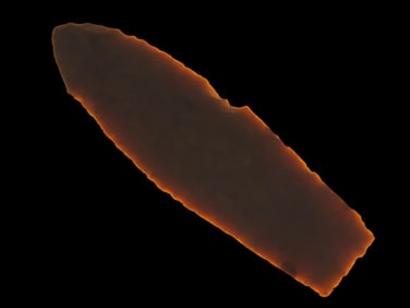 3 15/16" Restored Tip, Agate Basin Pt., TN, Ex Walt McIntire Collection