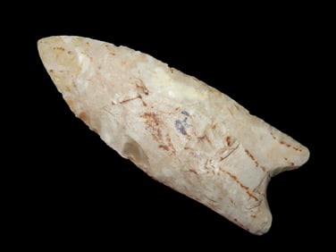 3 1/16" Clovis Pt., Restored Ear, IA, Ex Walt McIntire Collection