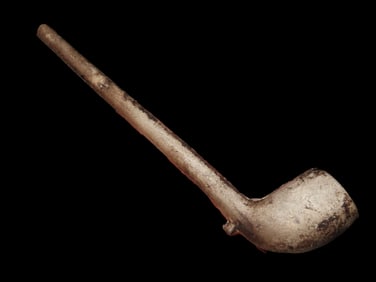 5 5/8" Kaolin Trade Pipe found in NY Previc