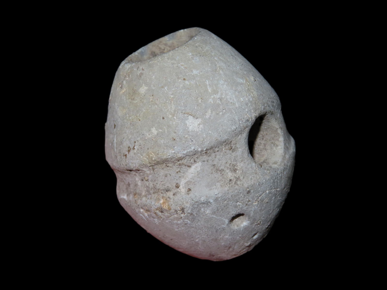 2 1/4" Vase Pipe, Northeastern States, Grey Stone, Nicely Made.: 2 1/4" Vase Pipe, Northeastern States, Grey Stone, Nicely Made.