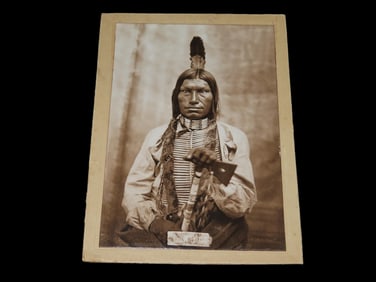 6 1/4" X 6 3/4" Native American Postcard